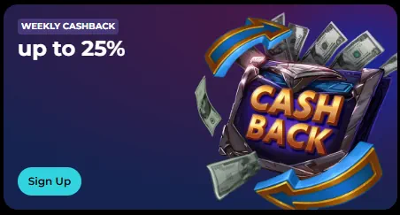 Weekly Cashback Banner